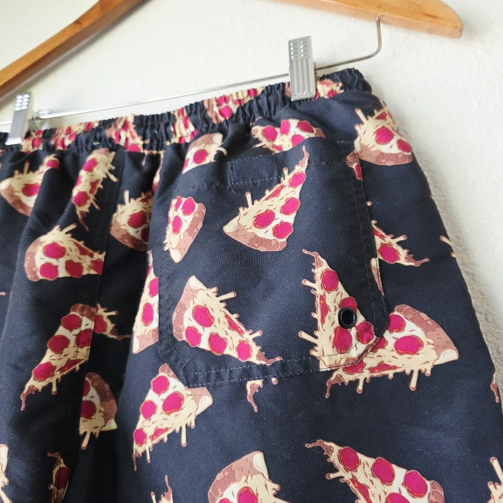 Primark PIZZA swimming trunks.  Men's swimming trunks SMALL